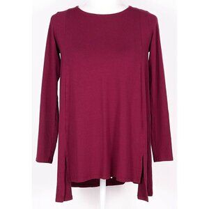 Eileen Fisher - Bateau Neck, Step Hem Tunic in Cozy Viscose Jersey,, 1X